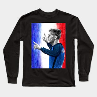 Antoine Griezmann France - Euro2016 Football Artwork Long Sleeve T-Shirt